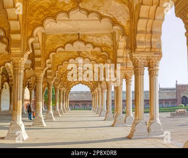 Arga Fort pubblica hall Patrimonio Mondiale dell'UNESCO in India Foto Stock