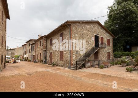 Un'autentica esperienza sull'Isola maggiore: Esplorare la vita dell'isola più grande sul Lago Trasimeno. Foto Stock