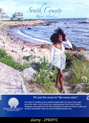 Marzo 2023 'Conde Nast Traveler' rivista Advert, USA Foto Stock