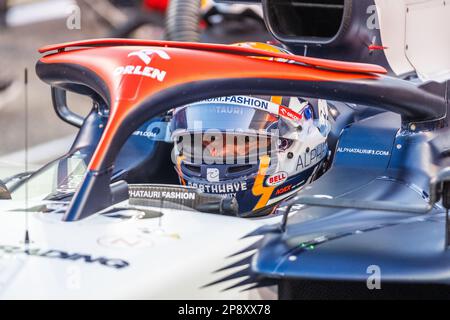 MANAMA, BAHRAIN, circuito di Sakhir, 5. Marzo 2023: #21, Nick de VRIES, NDL, Scuderia Alpha Tauri, durante il Gran Premio di Formula uno del Bahr Foto Stock