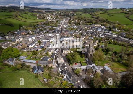 Ashburton, Devon - Drone Aerial Photo Foto Stock