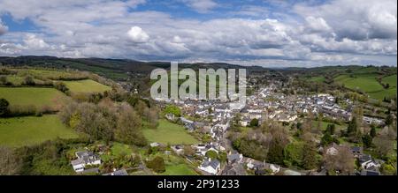 Ashburton, Devon - Drone Aerial Photo Foto Stock