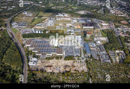 Phoenix-West Areal e Hoesch-Gasometer, nonché Wilo Park, BMW Dortmund Branch, INTECH Die Industrieausrüster e Amprion GmbH Elettricità fornitore Foto Stock