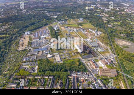 Phoenix-West Areal e Hoesch-Gasometer, nonché Wilo Park, BMW Dortmund Branch, INTECH Die Industrieausrüster e Amprion GmbH Elettricità fornitore Foto Stock