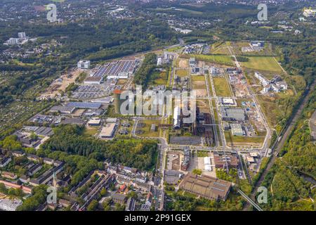 Phoenix-West Areal e Hoesch-Gasometer, nonché Wilo Park, BMW Dortmund Branch, INTECH Die Industrieausrüster e Amprion GmbH Elettricità fornitore Foto Stock