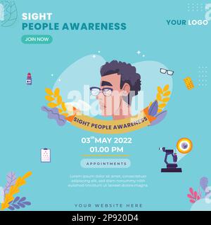 World Sight Day.Vector Illustration Illustrazione Vettoriale
