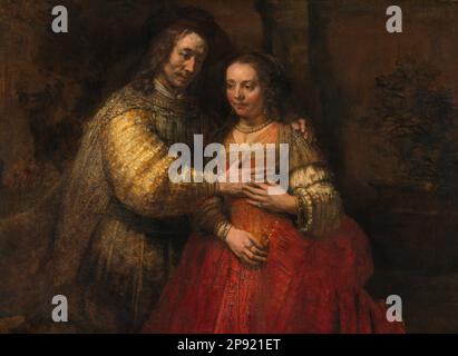 La sposa ebraica circa 1665-1669 di Rembrandt Foto Stock