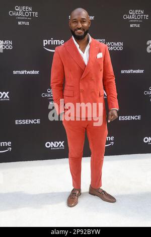 Los Angeles, Stati Uniti. 09th Mar, 2023. Los Angeles, California, Stati Uniti. 9 marzo 2023, Adrian Holmes partecipa al concorso Essence 16th Annual Black Women in Hollywood Awards che si terrà presso il Fairmont Century Plaza il 9 marzo 2023 a Los Angeles, California, Stati Uniti. Photo by dati Sadou/ABACAPRESS.COM Credit: Abaca Press/Alamy Live News Foto Stock