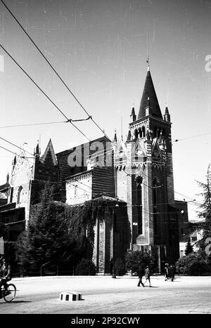 Verona - Chiesa di San fermo maggiore (anni 30) Foto Stock