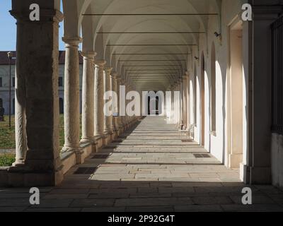 La Certosa ex monastero e ospedale mentale a Collegno, Italia Foto Stock