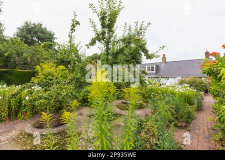 Inghilterra, East Sussex, Lewes, Rodmell Village, Monk's House l'ex casa di Virginia Woolf e suo marito Leonard Woolf Foto Stock