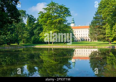 Kromeriz (Kremsier), Parco del Castello di Kromeriz in Zlinsky, Regione di Zlin, Regione di Zliner, Ceco Foto Stock