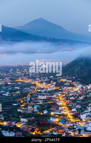 Vista da Mirador De Jardina, San Cristóbal, Tenerife, Isole Canarie, Spagna Foto Stock