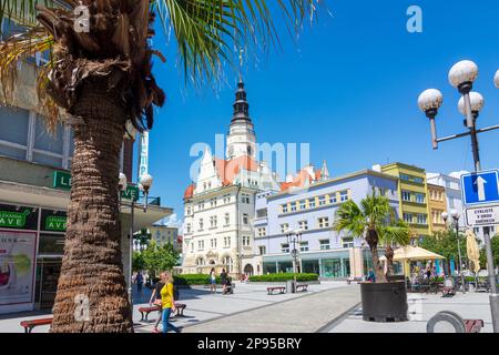 Opava (Troppau), Municipio di Moravskoslezsky, Regione Moravo-Slesiana, Regione Mährisch-schlesische, Ceco Foto Stock