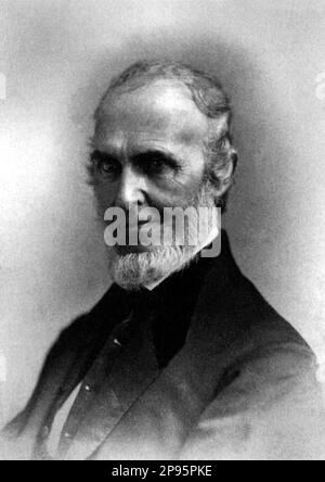 1880 c, USA : il poeta statunitense JOHN Greenleaf WHITTIER ( 1807 - 1891 ). - SCRITTORE - LETTERATURA - LETTERATURA - letterato - POETA - POESIA - POESIA - barba - barba - ritratto - uomo anziano vecchio - uomo antico --- Archivio GBB Foto Stock