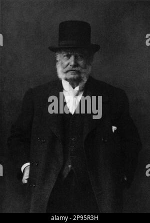 1925 c, GRAN BRETAGNA: Il magnate industriale britannico Sir ALFRED FERNANDEZ YARROW (1842-1932). Nominato cavaliere nel 1916, Sir Alfred ha mostrato ampie tendenze filantropiche nei suoi ultimi anni .- RITRATTO - ritratto - barba - barba - cravatta - cravatta - cravatta - foto storiche - foto storica - nobili - nobile - nobilta' inglese - nobiltà - INGHILTERRA - epoca Vittoriana - Victoriani - BELLE EPOQUE - INDUSTRIA - INDUSTRIALE ---- ARCHIVIO GBB Foto Stock
