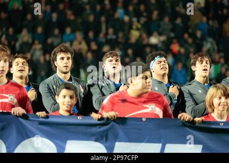 Treviso, Italia. 10th Mar, 2023. Italia durante il U20 - Italia vs Galles, Rugby sei Nazioni partita a Treviso, Italia, Marzo 10 2023 Credit: Independent Photo Agency/Alamy Live News Foto Stock