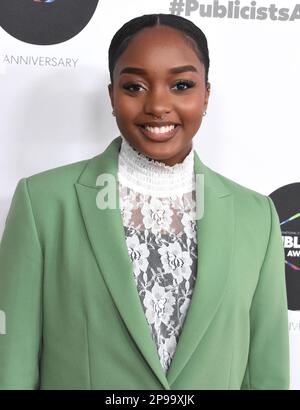 Beverly Hills, California, USA 10th Marzo 2023 l'attrice Daniele Lawson partecipa al 60th° Premio annuale Internazionale dei Cinematografi Guild Publicists il 10 Marzo 2023 al Beverly Hilton Hotel di Beverly Hills, California, USA. Foto di Barry King/Alamy Live News Foto Stock