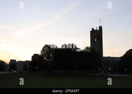 Skyline universitario Foto Stock