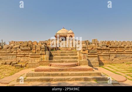 Harshat Mata Tempio resti storici in Abhaneri India Foto Stock