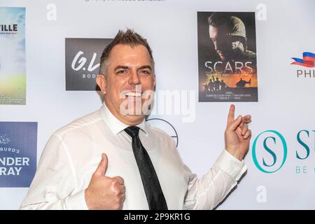 Il produttore Matthew Payne partecipa a Suzanne DeLaurentiis 15th Annual Pre-Oscar Gala and Gifting Suite per onorare i nostri veterani al Luxe Hotel, Los Angeles, CA 10 marzo 2023 Foto Stock