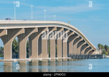 Pinellas Bayway, St Petersburg, Florida Foto Stock