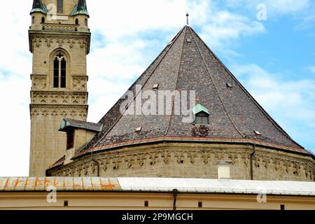 Dintorni vicino alla Cattedrale di Salisburgo, è la cattedrale barocca del 17th ° secolo, dedicata a Saint Rupert e Saint Vergilius, Salisburgo, Austria, Europa Foto Stock