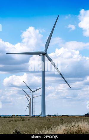 Windfarm nel Regno Unito Windfarm profondo Foto Stock