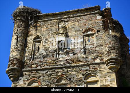 Situato a Aydın, in Turchia, l'Arpaz Bey Mansion è stato costruito durante il periodo ottomano. Foto Stock