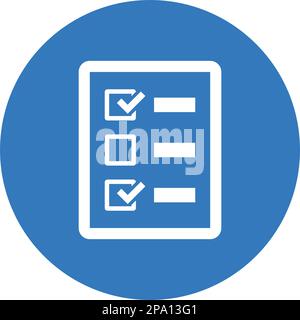 Icona elenco di controllo priorità. Utilizzo di EPS vettoriali completamente modificabili per materiali stampati e infografiche, Web o qualsiasi tipo di progetto di progettazione. Illustrazione Vettoriale