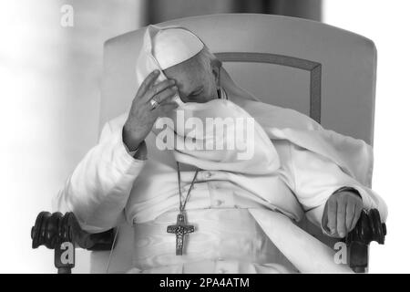 Città del Vaticano, Vaticano, 26 settembre 2018, Papa Francesco durante l'udienza generale settimanale di S. Piazza Pietro Foto Stock