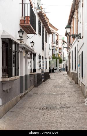 Strade di Albaicin a Granda, Andalusia, Spagna Foto Stock