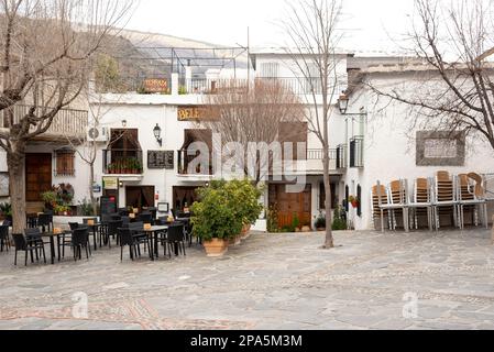 Villaggio di Pampaneira in Andalusia, Spagna Foto Stock