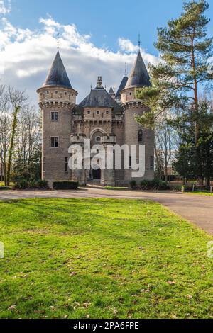 Castello di Zellaer a Bonheiden, Belgio. Foto Stock