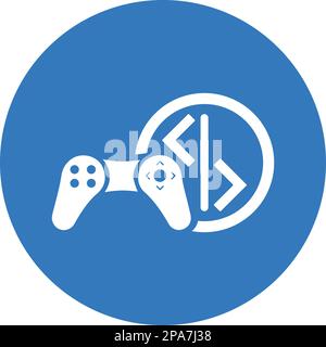 Icona di sviluppo del gioco - file EPS vettoriale. Ideale per supporti di stampa, Web, immagini di stock, uso commerciale o qualsiasi tipo di progetto. Illustrazione Vettoriale