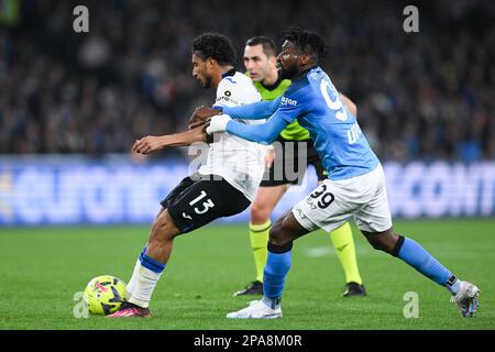 Napoli, Italia. 11th Mar, 2023. Ederson di Atalanta BC durante la Serie A match tra Napoli e Atalanta allo Stadio Diego Armando Maradona, Napoli, Italia il 11 marzo 2023. Credit: Giuseppe Maffia/Alamy Live News Foto Stock