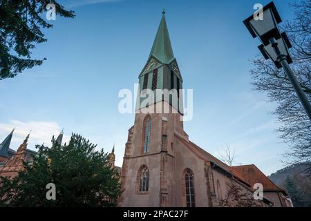 St Chiesa di Peters (Peterskirche) - Heidelberg, Germania Foto Stock