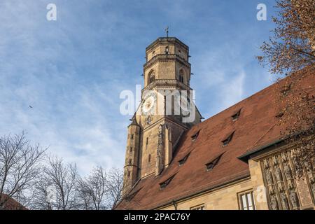 Stiftskirche (Collegiata) - Stoccarda, Germania Foto Stock