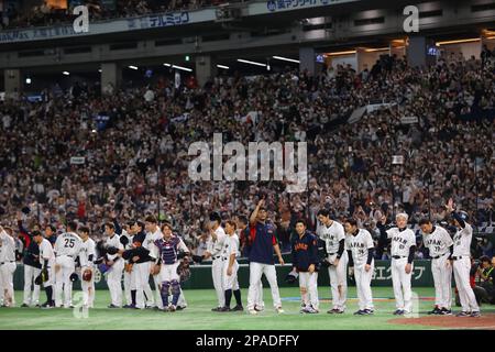 Tokyo, Giappone. 11th Mar, 2023. Japan team Group (JPN) Baseball : 2023 World Baseball Classic First Round Pool B gioco tra Repubblica Ceca - Giappone al Tokyo Dome di Tokyo, Giappone . Credit: CTK Photo/AFLO/Alamy Live News Foto Stock