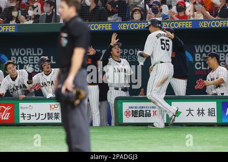 Tokyo, Giappone. 11th Mar, 2023. Japan team Group (JPN) Baseball : 2023 World Baseball Classic First Round Pool B gioco tra Repubblica Ceca - Giappone al Tokyo Dome di Tokyo, Giappone . Credit: CTK Photo/AFLO/Alamy Live News Foto Stock