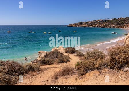 Praia dos Aveiros, Albufeira, Algarve, Portogallo Foto Stock