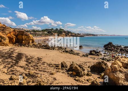 Praia Santa Eulalia, Albufeira, Algarve, Portogallo Foto Stock