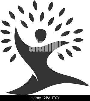 Immagine icona modello modello logo vettoriale immagine identità del marchio. Illustrazione piatta e isolata. figura Illustrazione Vettoriale