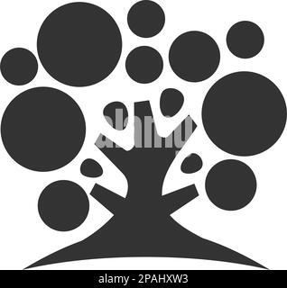 Immagine icona modello modello logo vettoriale immagine identità del marchio. Illustrazione piatta e isolata. figura Illustrazione Vettoriale