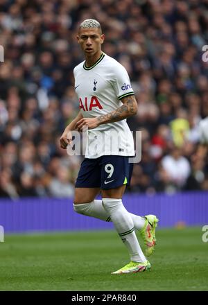 Londra, Regno Unito. 11th Mar, 2023. Richarlison (TH) alla partita EPL Tottenham Hotspur contro Nottingham Forest, al Tottenham Hotspur Stadium, Londra, Regno Unito il 11th marzo 2023. Credit: Paul Marriott/Alamy Live News Foto Stock