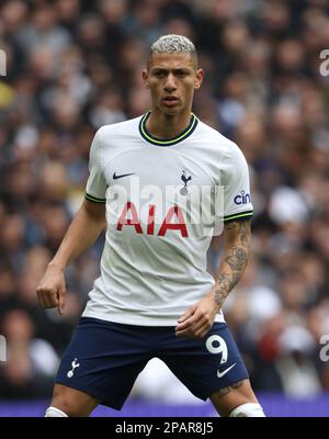 Londra, Regno Unito. 11th Mar, 2023. Richarlison (TH) alla partita EPL Tottenham Hotspur contro Nottingham Forest, al Tottenham Hotspur Stadium, Londra, Regno Unito il 11th marzo 2023. Credit: Paul Marriott/Alamy Live News Foto Stock