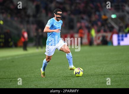 Bologna, Italia. 11th Mar, 2023. Pedro Eliezer Rodriguez Ledesma (SS Lazio) in azione durante Bologna FC vs SS Lazio, calcio italiano Serie A match in Bologna, marzo 11 2023 Credit: Independent Photo Agency/Alamy Live News Foto Stock