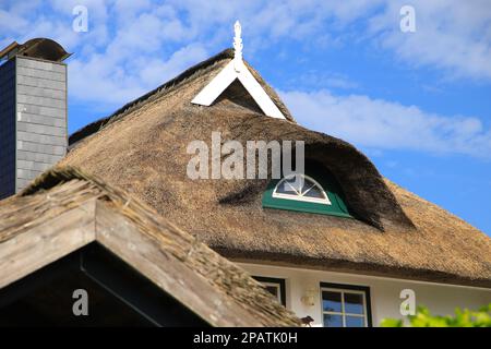 Gables tradizionale sul Mar Baltico - meclemburgo pomerania occidentale, Germania. Foto Stock