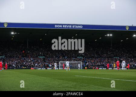 Leeds, Regno Unito. 11th Mar, 2023. Ground View of Elland Road durante la partita della Premier League Leeds United vs Brighton e Hove Albion a Elland Road, Leeds, Regno Unito, 11th marzo 2023 (Photo by Flynn Duggan/News Images) a Leeds, Regno Unito il 3/11/2023. (Foto di Flynn Duggan/News Images/Sipa USA) Credit: Sipa USA/Alamy Live News Foto Stock