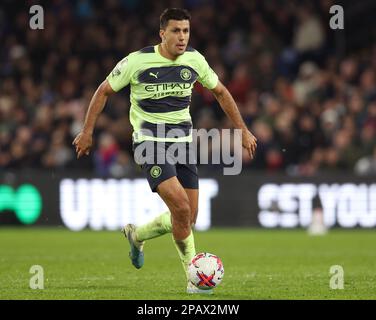 Londra, Regno Unito. 11th Mar, 2023. Rodri di Manchester City durante la partita della Premier League al Selhurst Park, Londra. Il credito dell'immagine dovrebbe essere: Paul Terry/Sportimage Credit: Sportimage/Alamy Live News Foto Stock